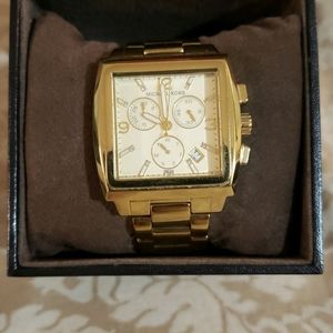 Michael Kors yellow gold watch